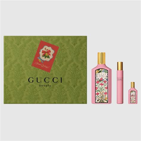 gucci 5 piece travel set flora by gucci|gucci gorgeous gardenia gift set.